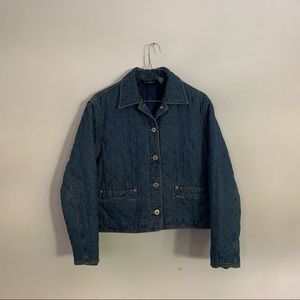 Vintage Quilted Denim Jacket
